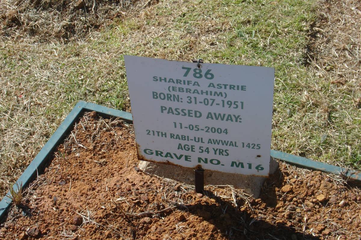 ASTRIE Sharifa 1951-2004