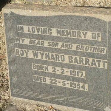 BARRETT Roy Wynard 1917-1954