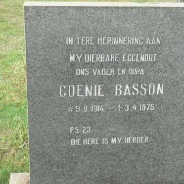 BASSON Coenie 1914-1976