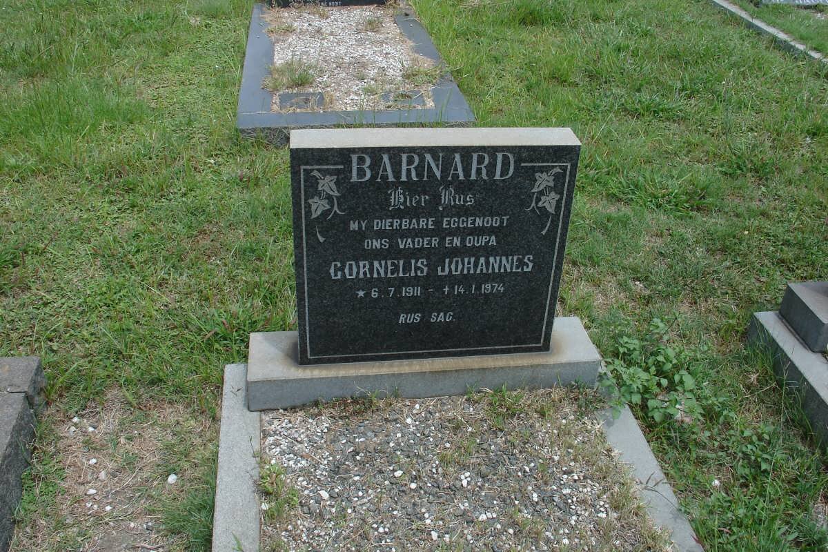 BARNARD Cornelis Johannes 1911-1974