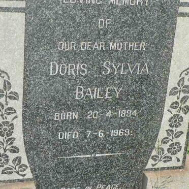 BAILEY Doris Sylvia 1894-1969