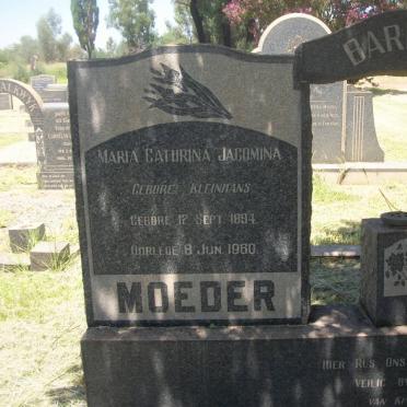 BARNARD Jan Hendrik 1894-1948 &amp; Maria Cathrina Johanna KLEINHANS 1894-1960