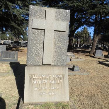 BAILEY Wellesley Cosby Patrick 1874-1954