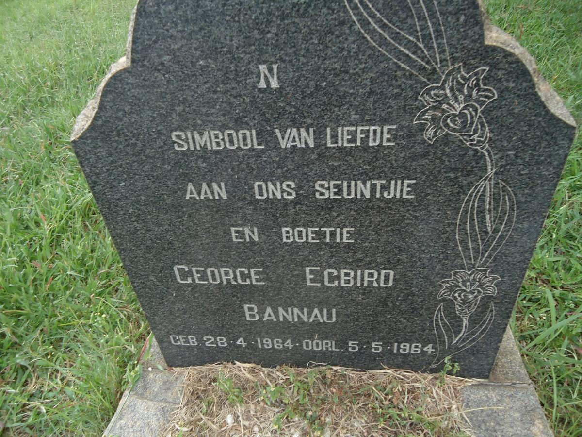 BANNAU George Egbird 1964-1964