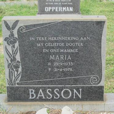 BASSON Maria 1933-1978