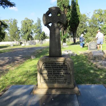 BARTLE Thomas Edwin -1934 &amp; Fanny Jane CHIPMAN -1940