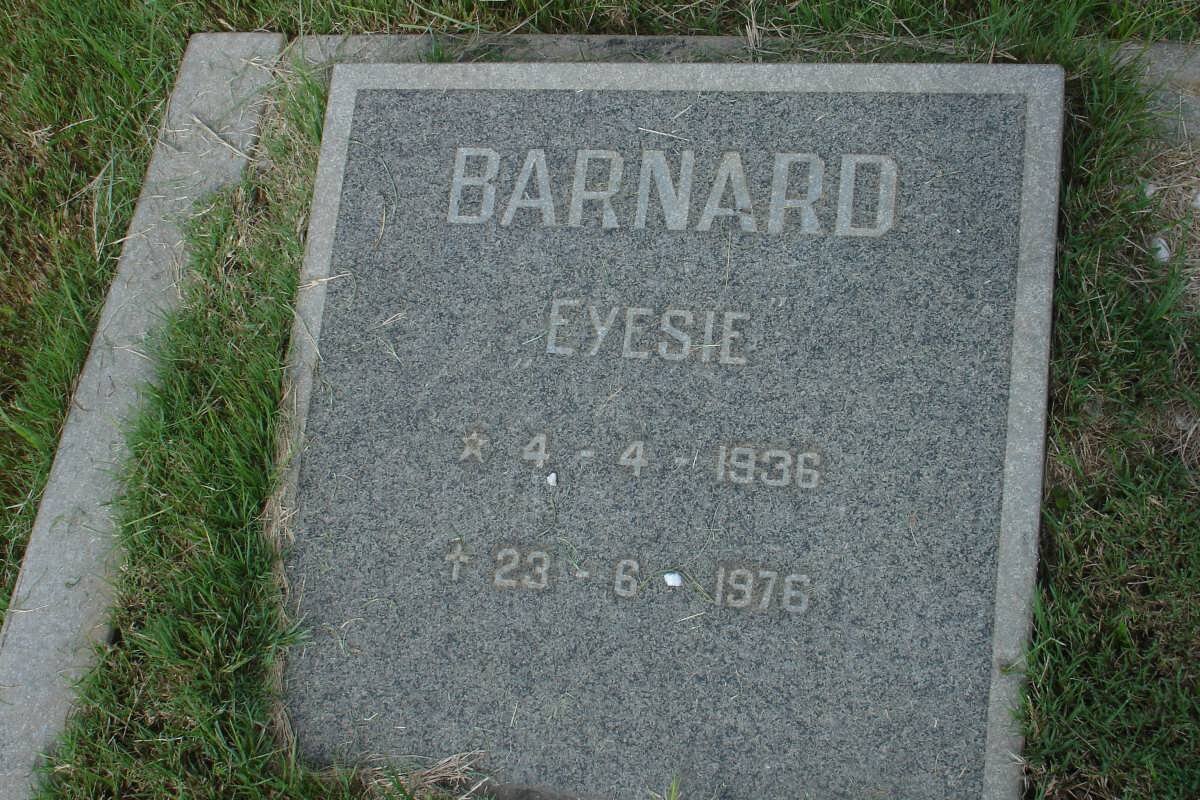 BARNARD Eyesie 1936-1976