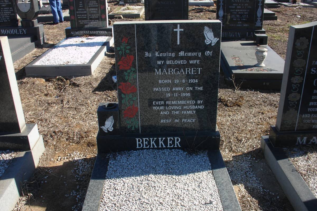 BEKKER Margaret 1934-1995