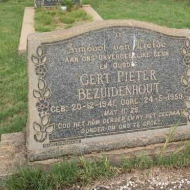 BEZUIDENHOUT Gert Pieter 1941-1959