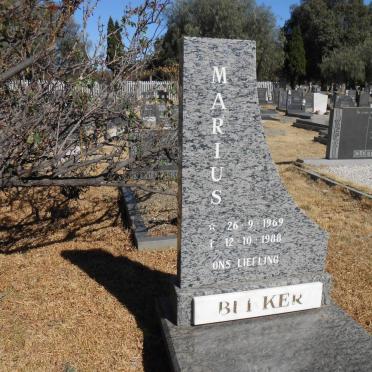 BEKKER Marius 1969-1988