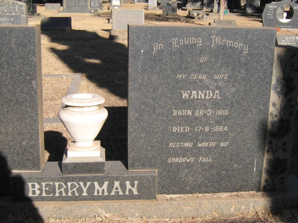 BERRYMAN Wanda 1910-1964