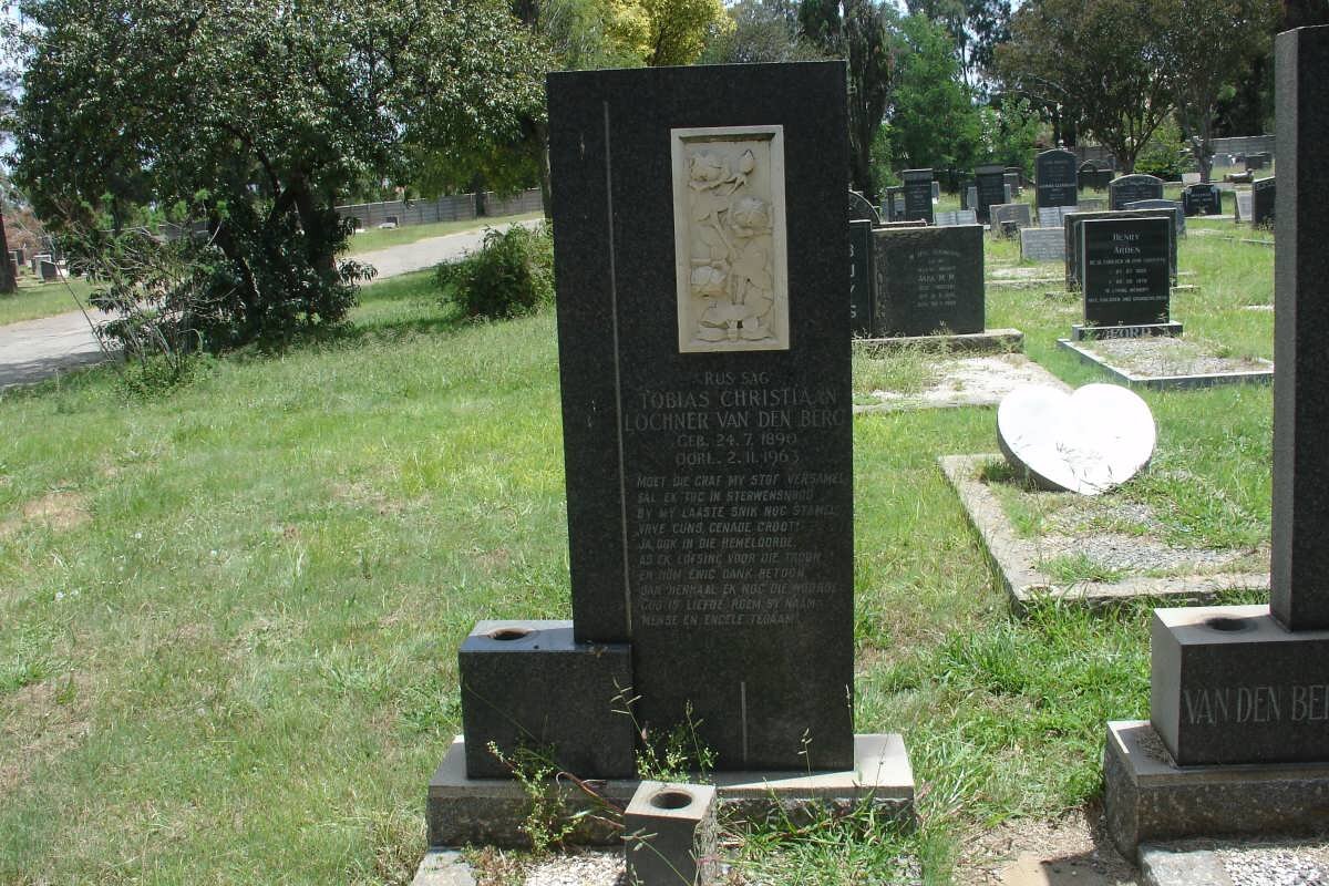 BERG Tobias Christiaan Lochner, van den 1890-1963