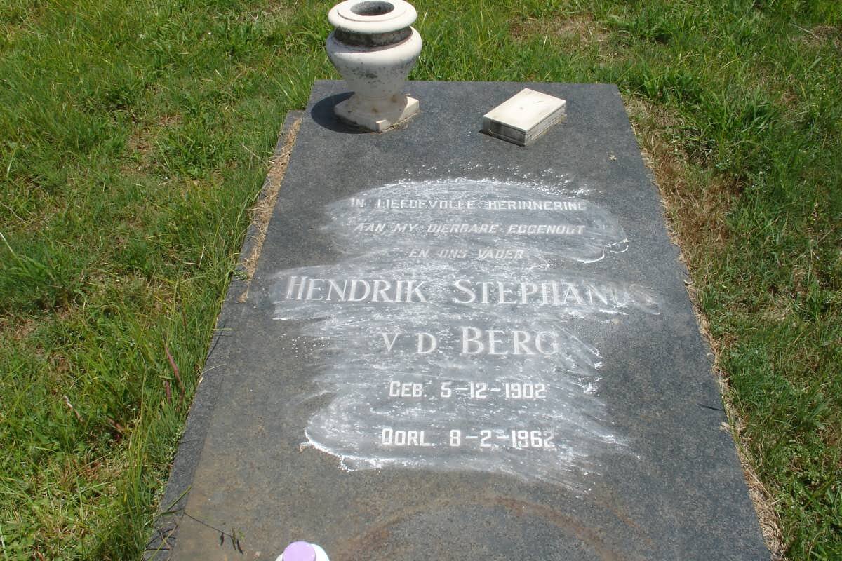 BERG Hendrik Stephanus, v.d. 1902-1962