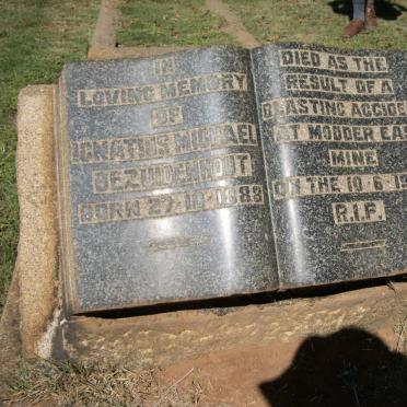 BEZUIDENHOUT Ignatius Michael 1883-1933