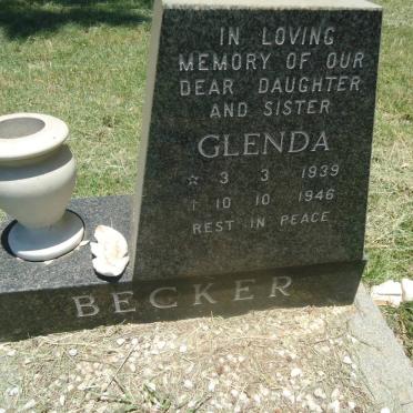 BECKER Glenda 1939-1946