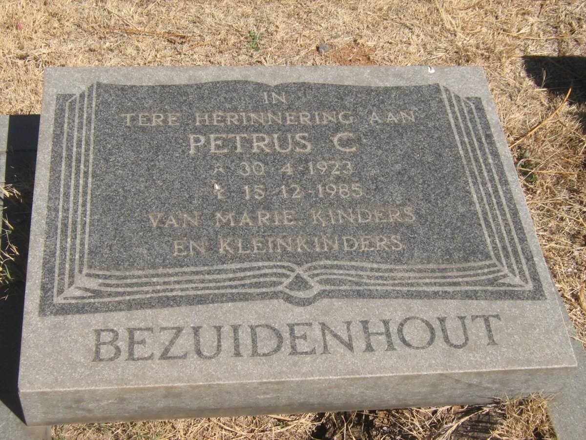 BEZUIDENHOUT Petrus C. 1923-1985