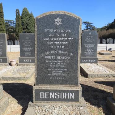 BENSOHN Moritz -1964