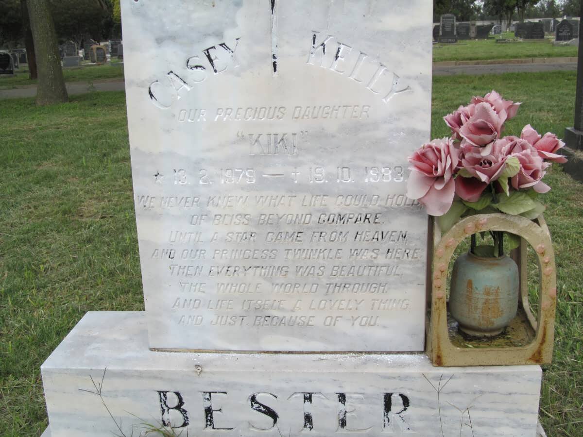 BESTER Casey Kelly 1979-1983