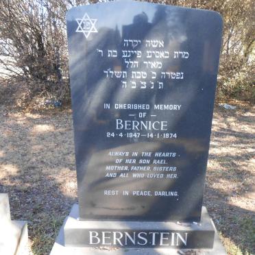BERNSTEIN Bernice 1947-1974