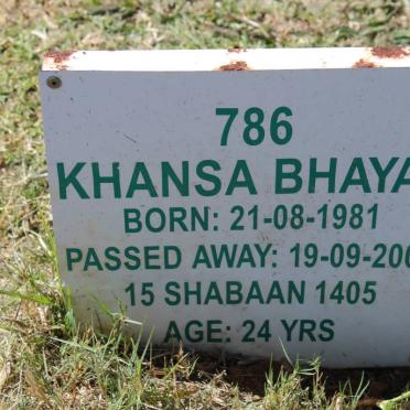 BHAYAT Khansa 1981-2005