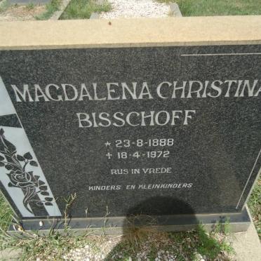 BISSCHOFF Magdalena Christina 1888-1972