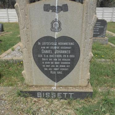 BISSETT Daniel Johannes 1941-1965