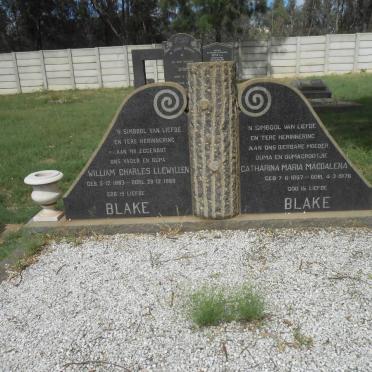 BLAKE William Charles Llewyllen 1883-1969 &amp; Catharina Maria Magdalena 1897-1976
