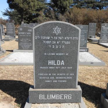 BLUMBERG Hilda -1984