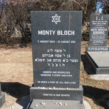 BLOCH Monty 1922-2011