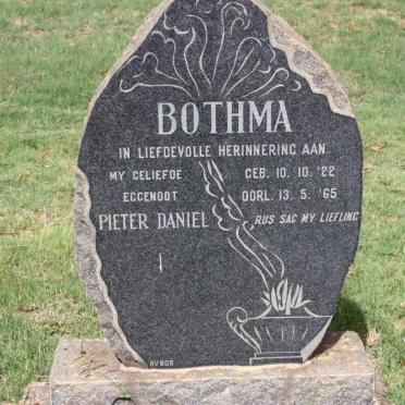BOTHMA Pieter Daniel 1922-1965