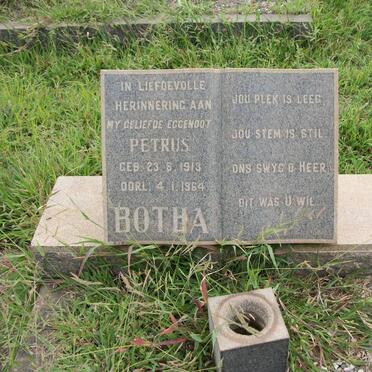 BOTHA Petrus 1913-1964