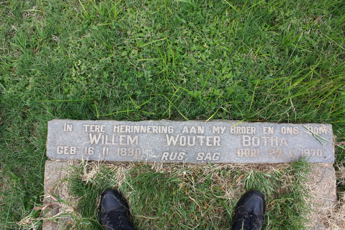 BOTHA Willem Wouter 1880-1970