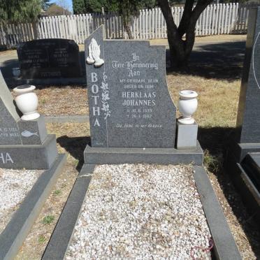 BOTHA Herklaas Johannes 1939-1982