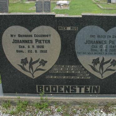 BODENSTEIN Johannes Pieter 1926-1952 :: Johannes Pieter 1949-2002