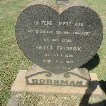 BORNMAN Pieter Frederik 1866-1957