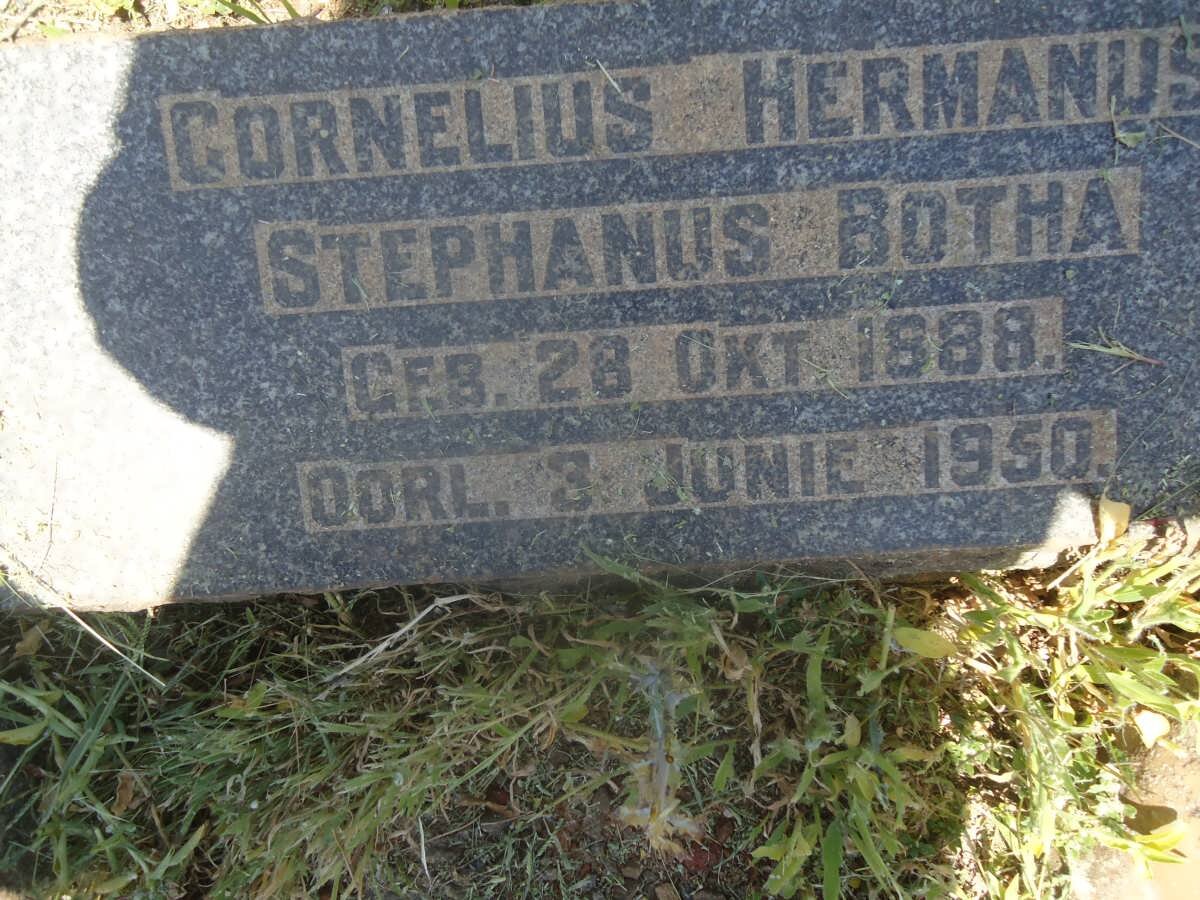 BOTHA Cornelius Hermanus Stephanus 1888-1950