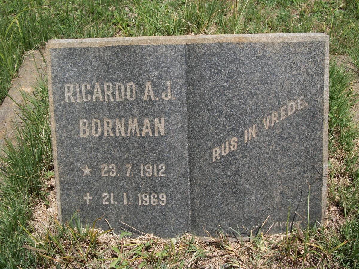 BORNMAN Ricardo A.J. 1912-1969
