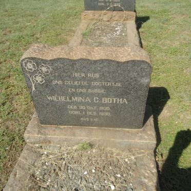 BOTHA Wilhelmina C. 1930-1930