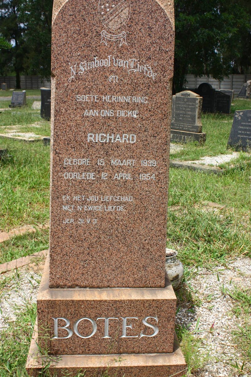 BOTES Richard 1939-1954