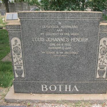 BOTHA Louis Johannes Hendrik -1956