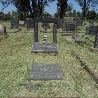 BOTHA Johannes Petrus 1917-1968 &amp; Hester Cornelia MOOLMAN nee COETZEE 1916-1982