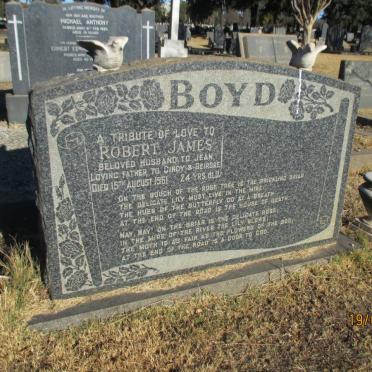 BOYD Robert James -1961
