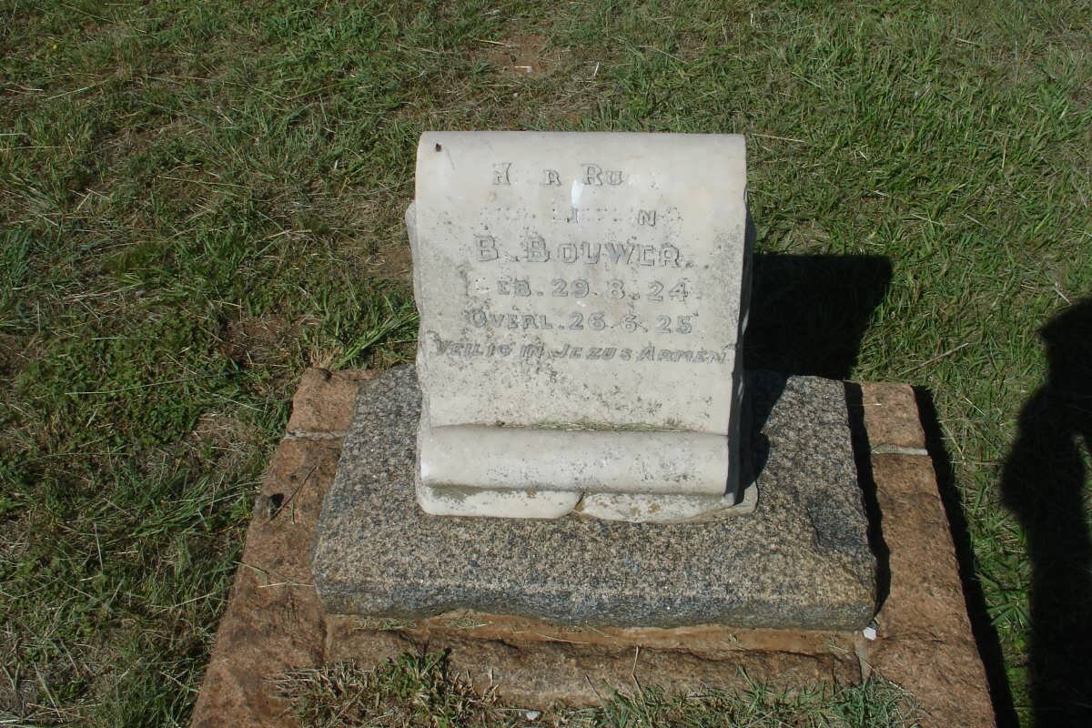 BOUWER B. 1924-1925