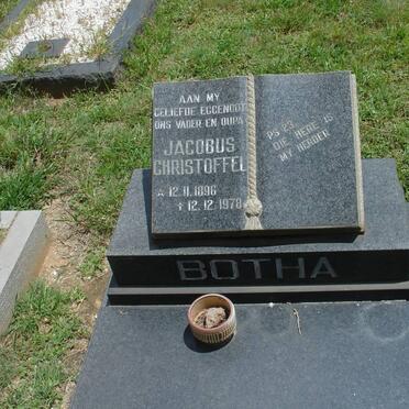 BOTHA Jacobus Christoffel 1896-1978