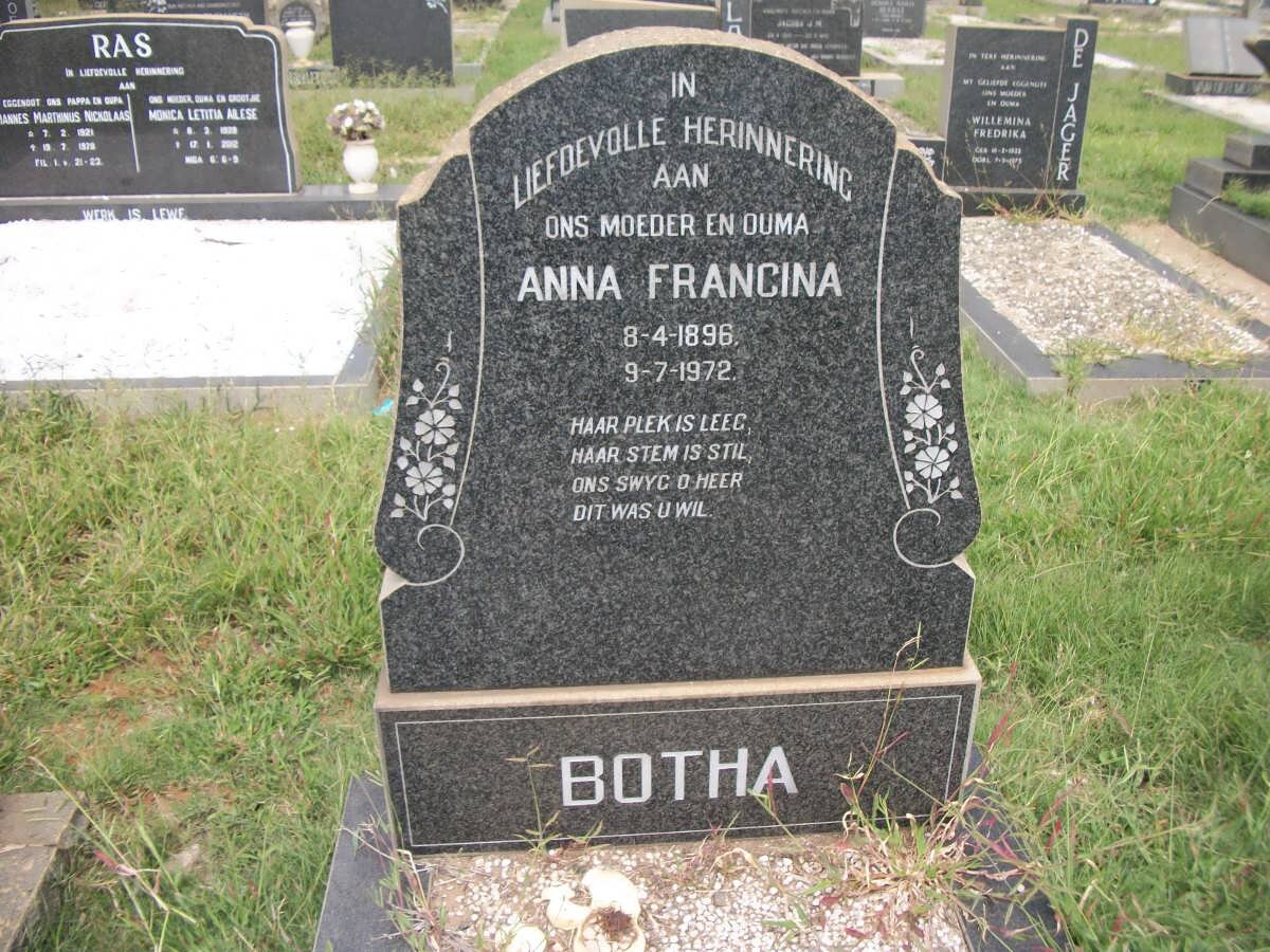 BOTHA Anna Francina 1896-1972
