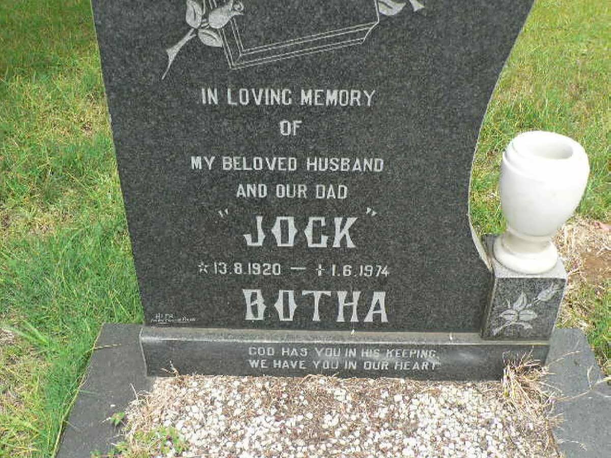 BOTHA Jock 1920-1974