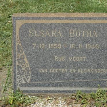 BOTHA Susara 1859-1949