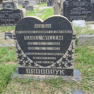 BROODRYK Sarel Willem 1908-1963