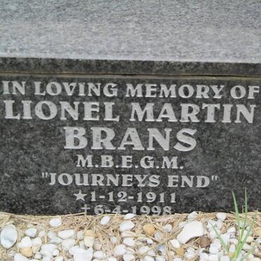 BRANS Lionel Martin 1911-1998