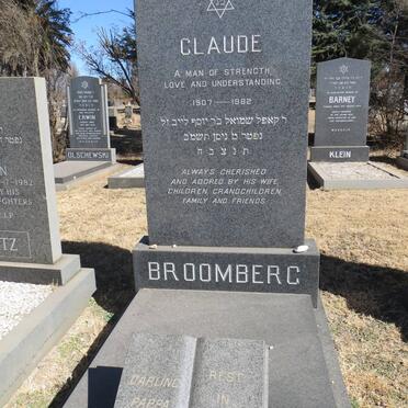 BROOMBERG Claude 1907-1982